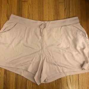 Light Pink Lounge Shorts w/ Pockets